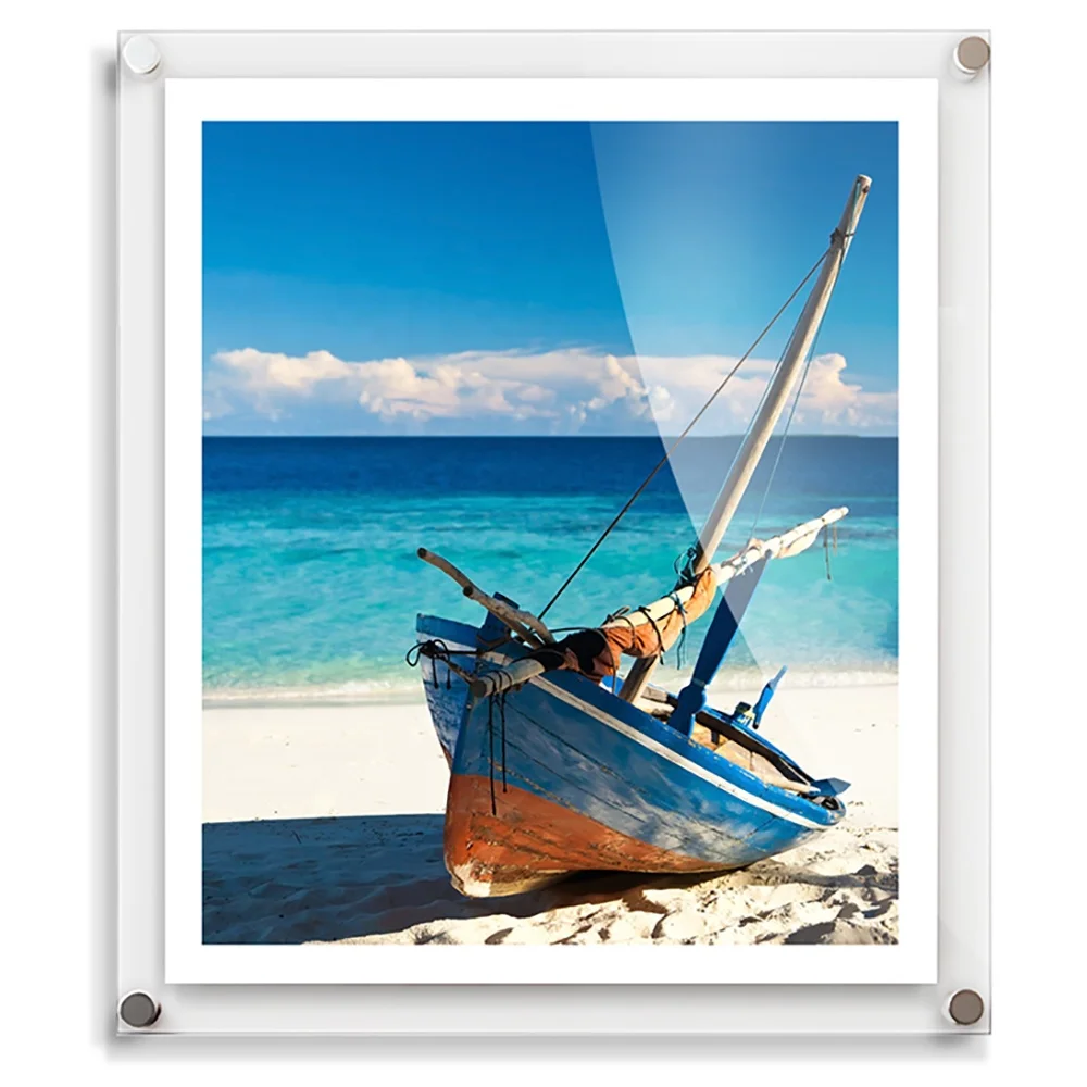 Casualness customized transparent acrylic picture frame /ornate gold picture frame