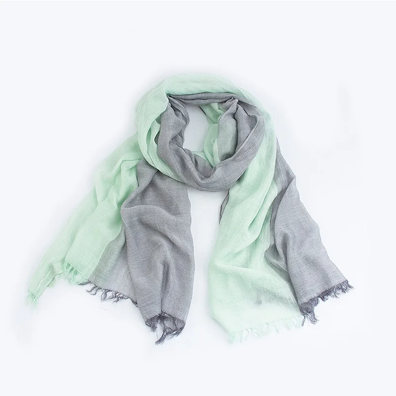 Fashion design viscose cotton wholesale square scarves