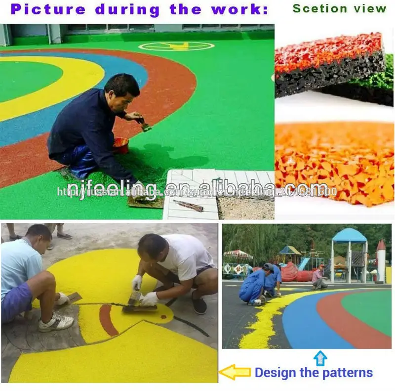 цена гранулов EPDM дпя детских площадок -FN-D-14121205