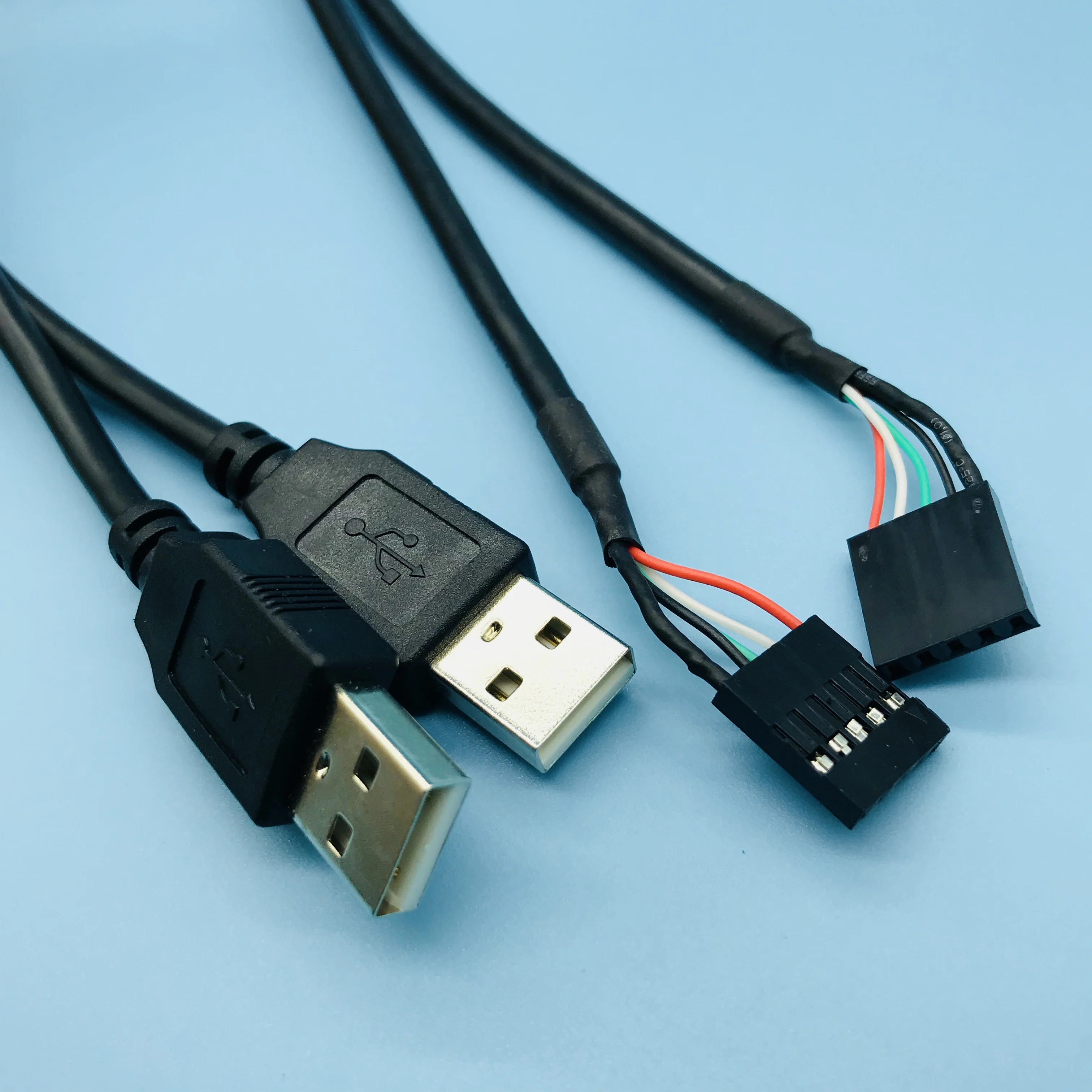 usb2.0 male cable to dupont 4-pin 5pin 2.0mm 2.54mm connector