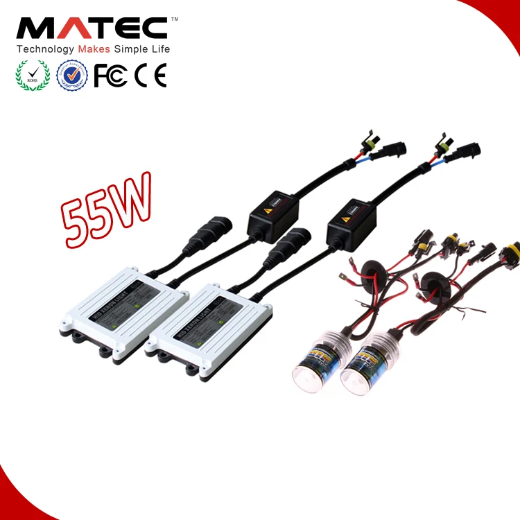 HID Kit Factory MATEC 35W 55W H7 9005 9006 H4 4300K 6000K 55 Watt HID Xenon Kit