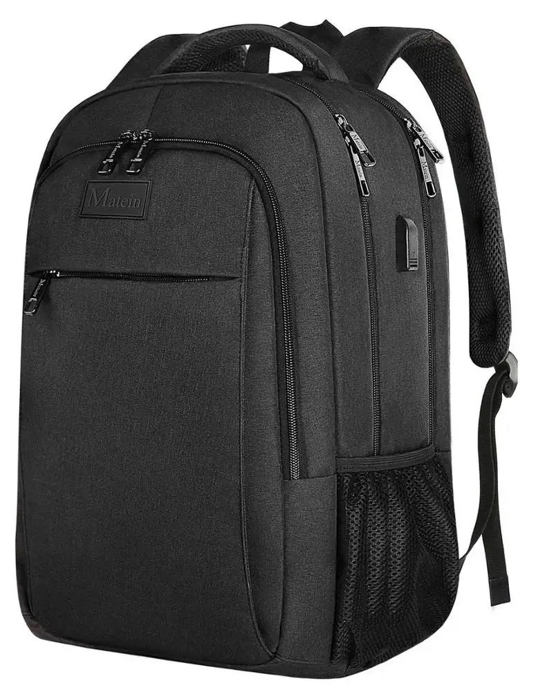 Travel Laptop Backpack,Business Anti Theft Slim Durable Laptops Backpack with USB Charging Port,Water Resistant College bag