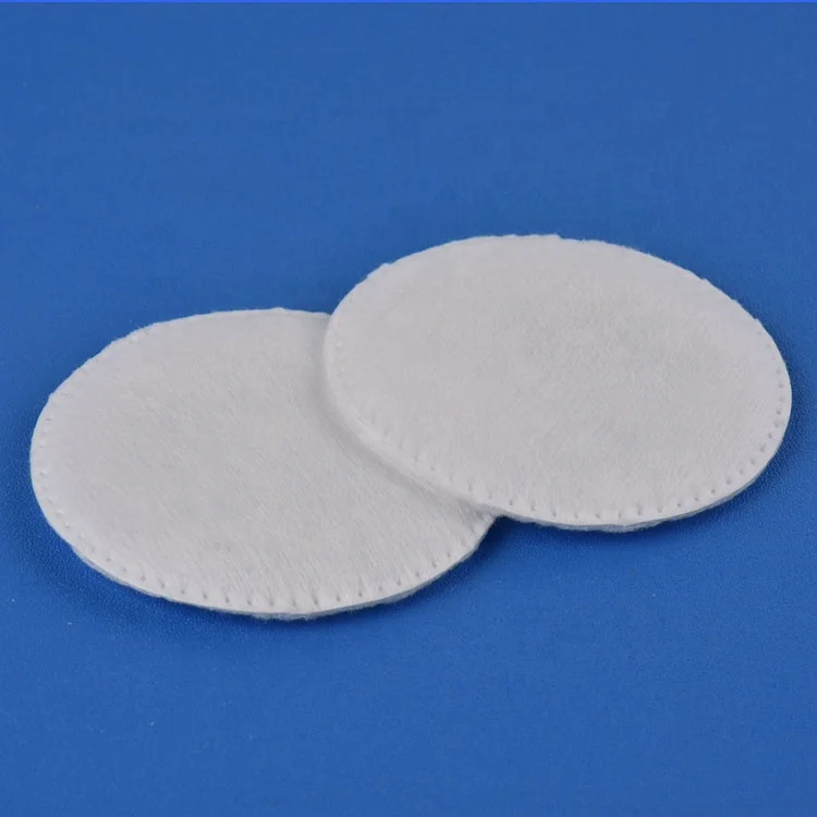 3 layer circular organic cotton remover pad