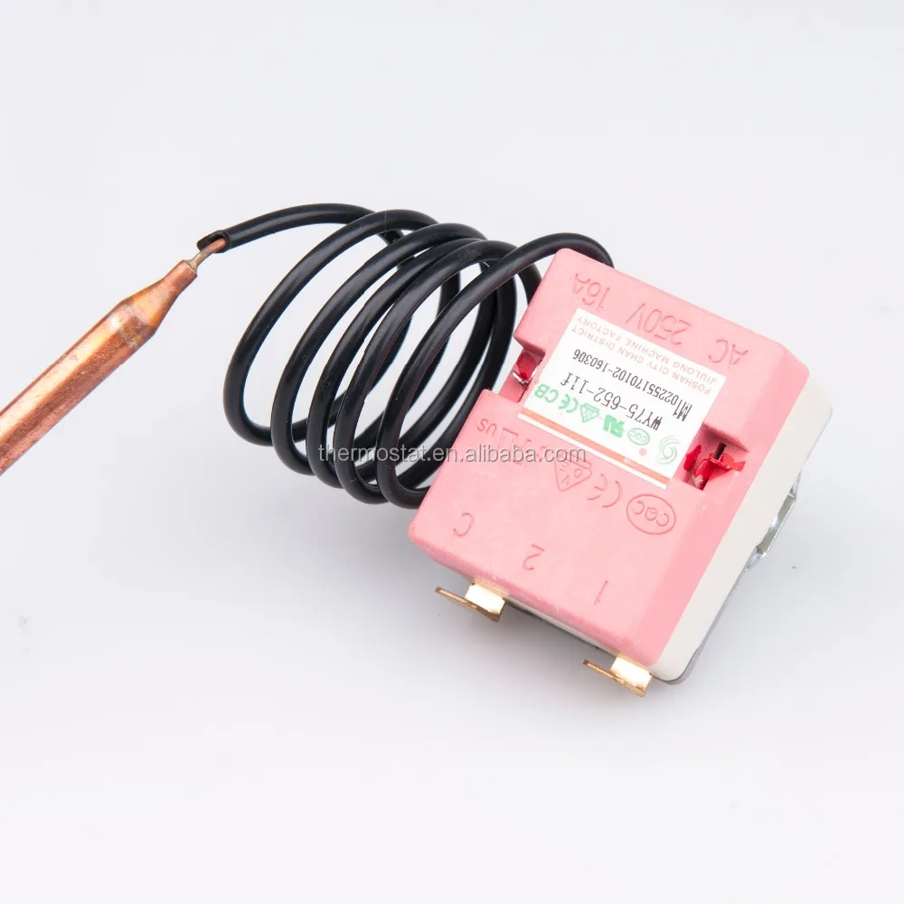 
Capillary thermostat for water heater 