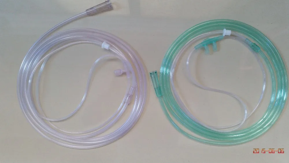 Супер мягкая носовая кислородная канюля анти-давлением с трубкой силиконовая Мягкая