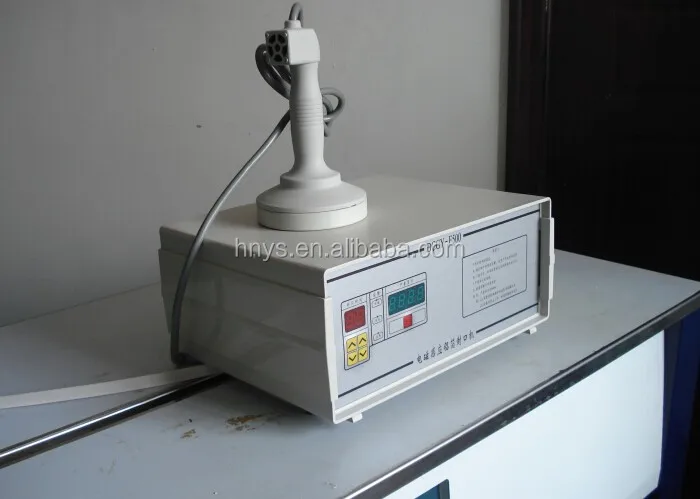 Manual induction heat sealer for bottles