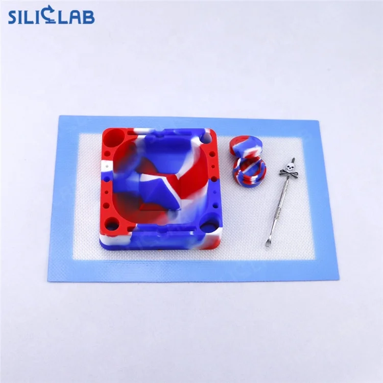 Heat resistant Silicone tobacco ashtray Smoking Products Accessories Pocket ashtray