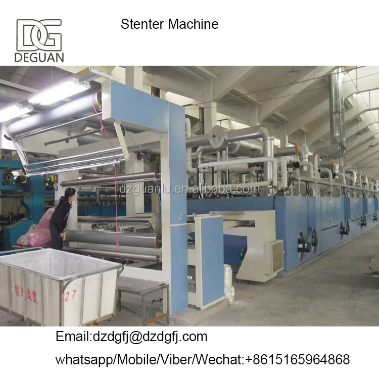 Горячий воздух ткани stenter кадр