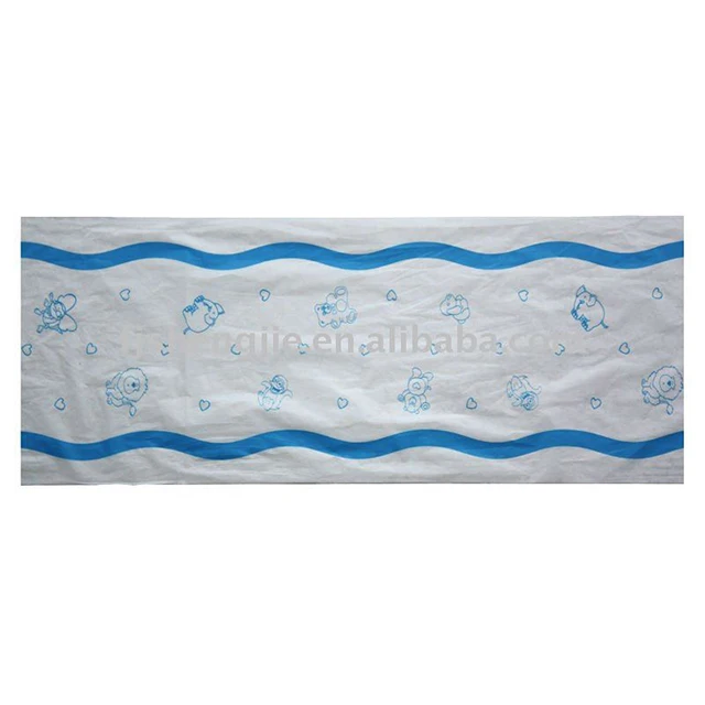 
 PE Clothlike нижнее пленка для подгузников  