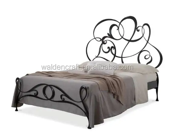 Modern style iron double bed