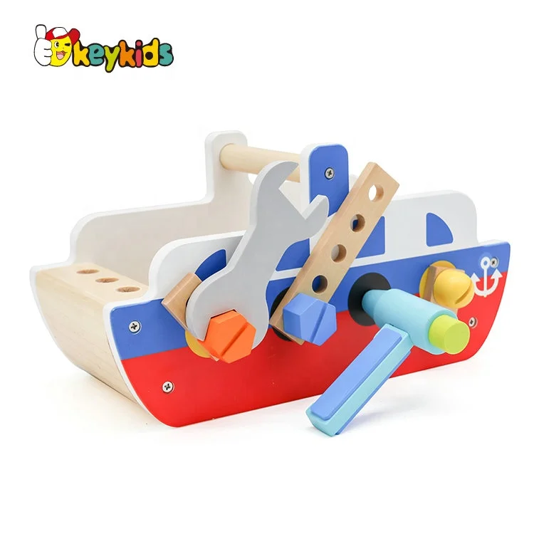 2019 New arrival educational play wooden toy tool kit for kids W03D110