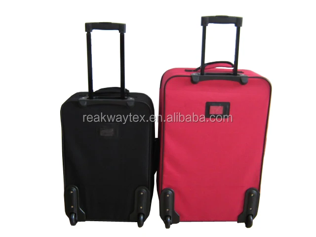 China Luggage Factory Supply Cheap Promotional 2pcs Eva Trolley Luggage Suitcase Sets