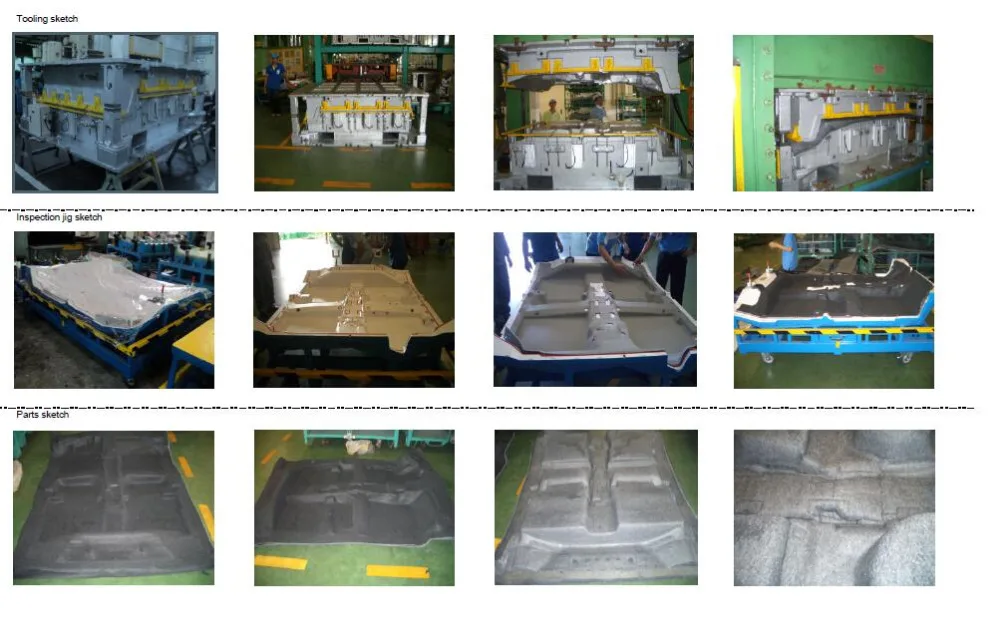 Steel Make automotive car interior carpet tooling mold