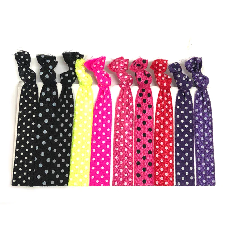 Accessories Hair Band Cords 1.5mm Bracelet Hair Ties Polka Dot Elastic Cords Ribbon