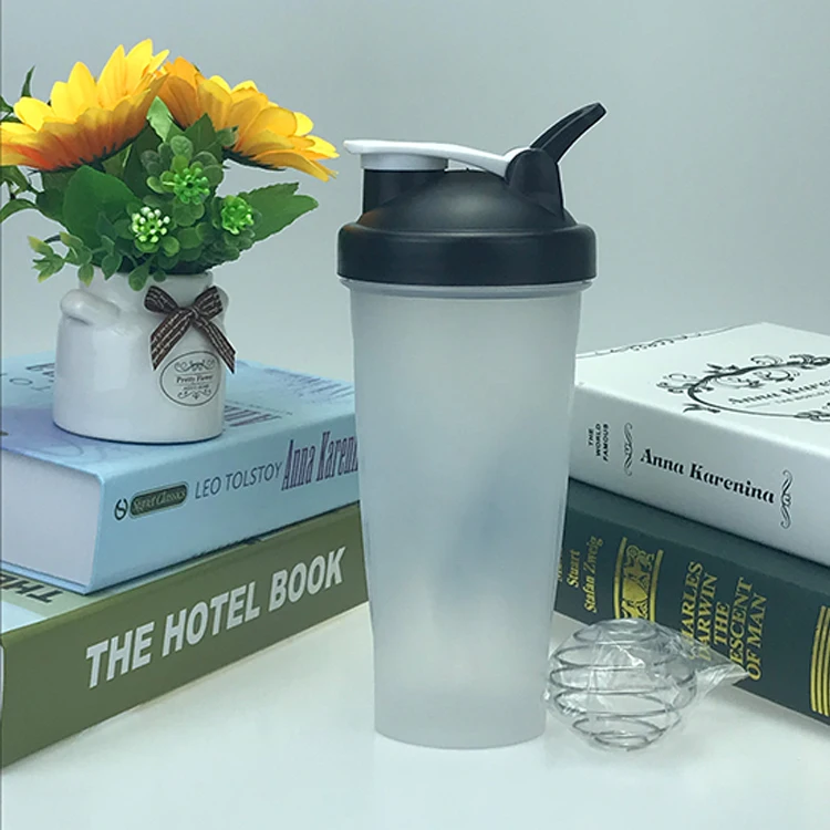 Sport Custom Logo Wholesale Shaker Cup Bottle 600Ml Bpa Free Plastic Gym Protein Shaker Bottle Gym