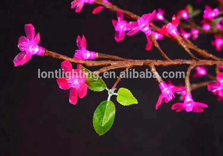 
2.8m super quality outdoor cherry blossom christmas decoration flowers wedding artificial RGB color changing led tree light 