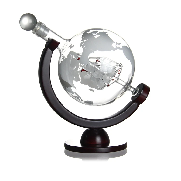 New Arrival 1000ml whisky decanter Set with Skull glasses Cups