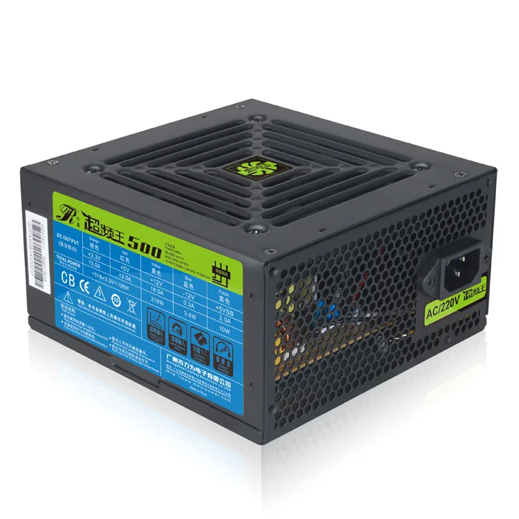 SMPS PSU atx 500 Вт импульсный источник питания для компьютера с игровым корпусом ATX