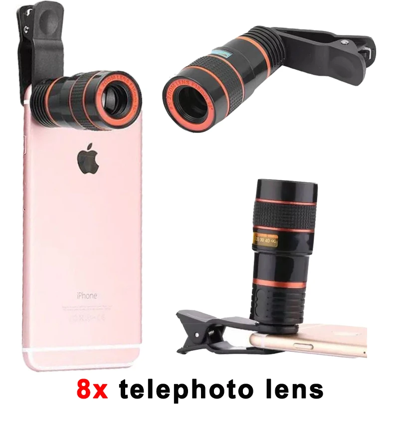 LIGINN заводская цена универсальная камера для мобильного телефона 12x 8x зум-объектив