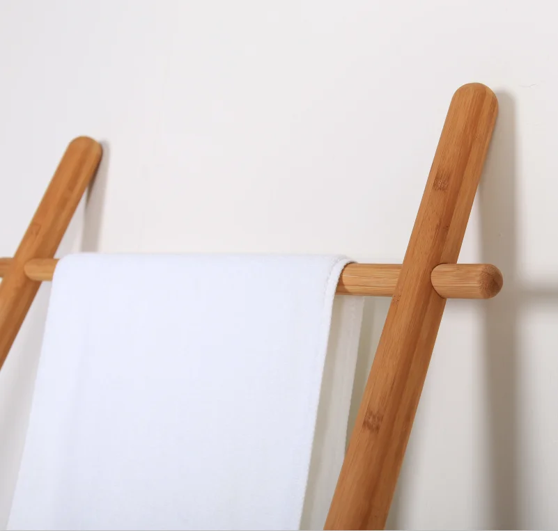 
BAMBKIN Bathroom furniture bamboo towel rack towel ladder towel hanger for bath room 