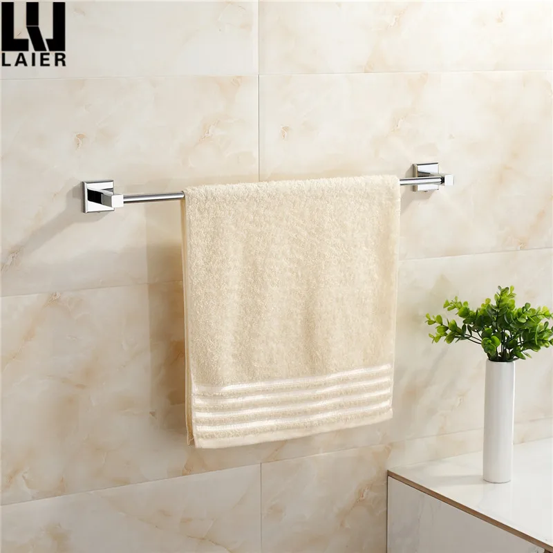 
2017 Laier Sanitary New Style Brass Chrome Plated Decorative Modern Heater Bath Towel Rail Holder For Hotel Building 