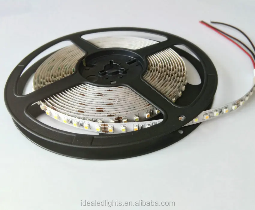 Color temperature adjustable cool white and pure white 12v SMD 2835 120leds cct LED strip light