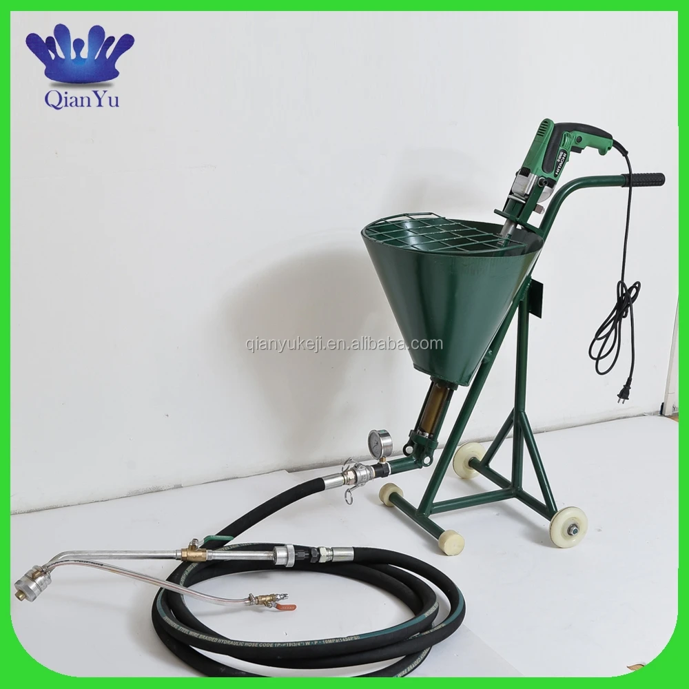 Professional cement mortar spraying machine with worm pump