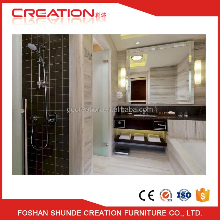 Waterproof Plywood Customized style wholesale commercial bathroom vanities