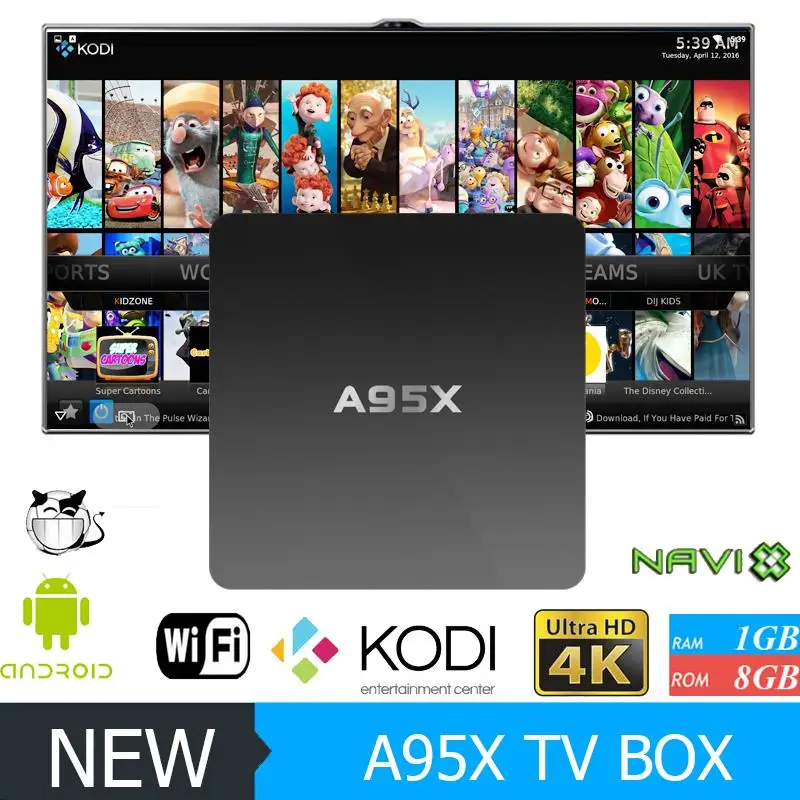Последние хинди фильм бесплатно скачать 8 ГБ rom amlogic a95x s905 global tv box android tv box s905