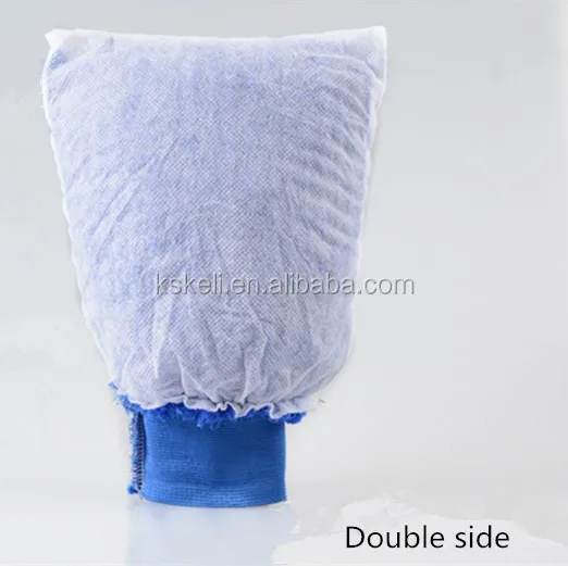 Идеальная очистка, Лидер продаж, двухсторонняя ткань из микрофибры для очистки автомобиля, синельная лапша, варежка для мытья автомобиля