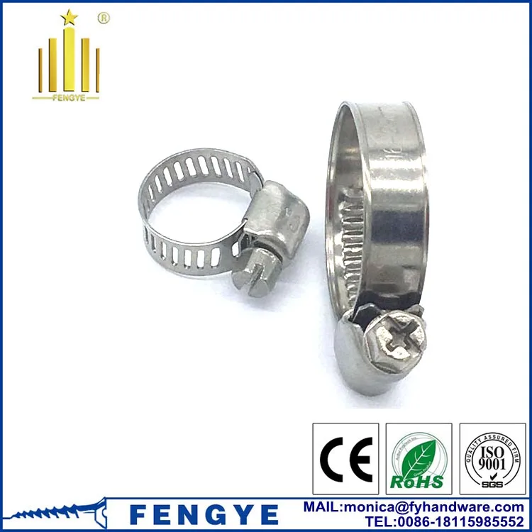 Stainless steel heavy duty hose clamp