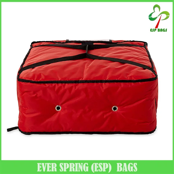Nylon professional thermal pizza bag, big size pizza warm delivery bag