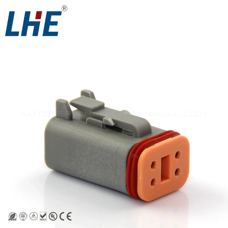 8 пиновый серый PA66 DT разъем DT06-8S DT06-08SA AT06-08SA DT04-08PA