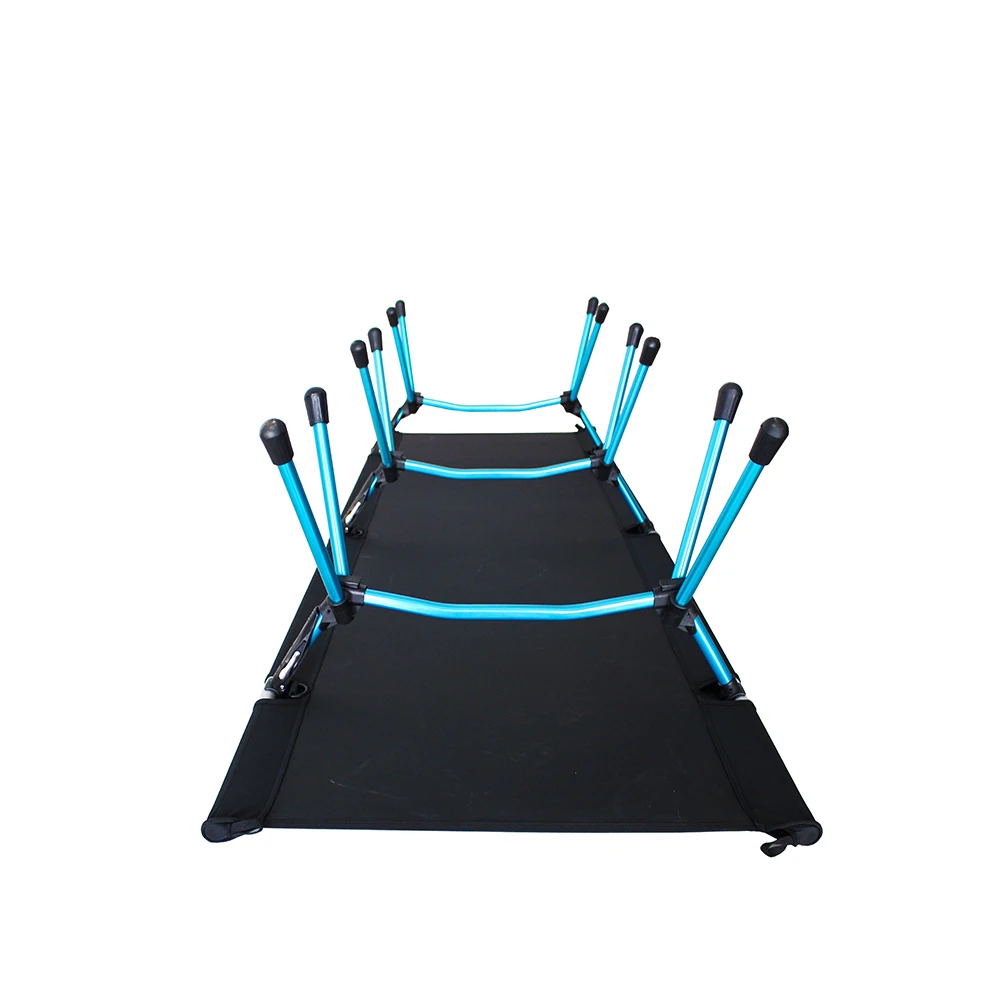 Wholesale Outdoor Ultralight Aluminum Lightweight Portable Folding Camping Bed