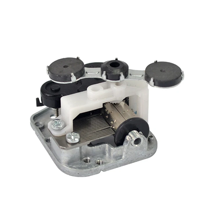 18 note standard clockwork music box machine with rotating magnets