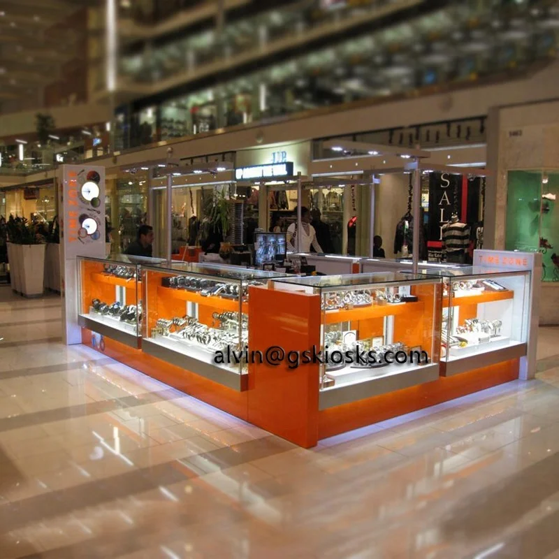 Витринные киоски для торговых центров ювелирных изделий
