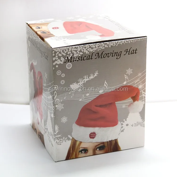 Лидер продаж, рождественские украшения, лучший рождественский подарок для ребенка, музыкальная танцевальная шапка, игрушка