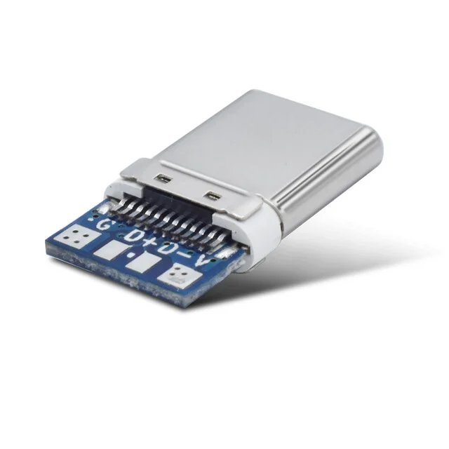 
Factory USB C Connector Male 3.1 Type C Plug Solder for Power Charger 