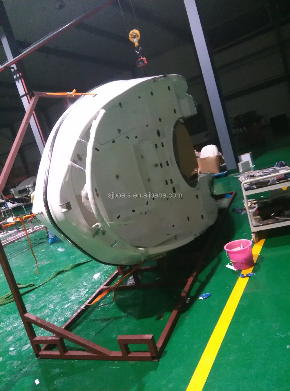 Kawasaki jetski match with Competitive SANJ Mini yacht with price