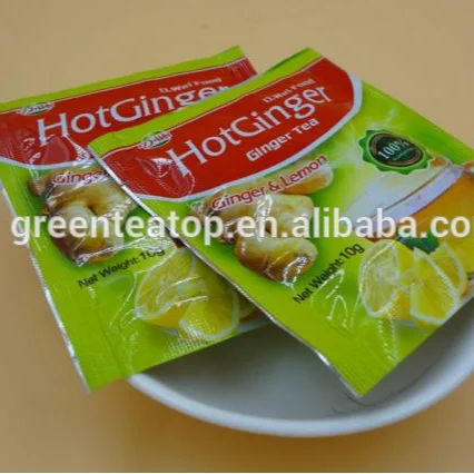 
16g instant lemon ginger tea in granule /Anhui shengchen ginger lemon drink 10g*20bags/box 