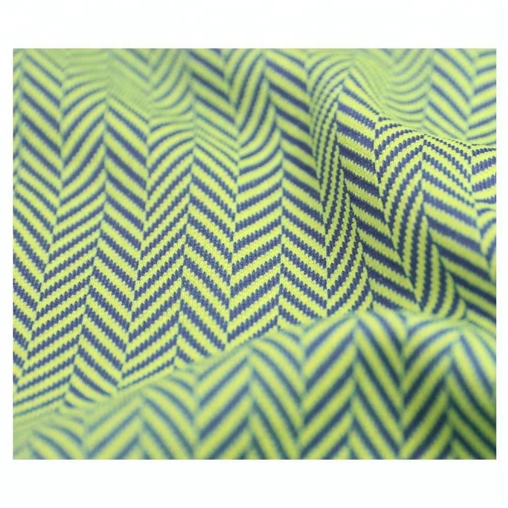 100% Polyester 2 Tone Herring Bone Fleece Fabric Print