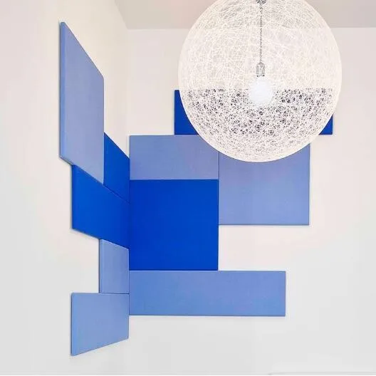 100% звукопоглотитель ПЭТ Полиэстеровая акустическая панель фетровая настенная доска