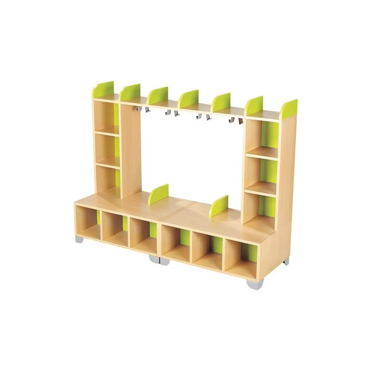 Деревянная витрина для детской мебели с шкафом для хранения детей дошкольного возраста