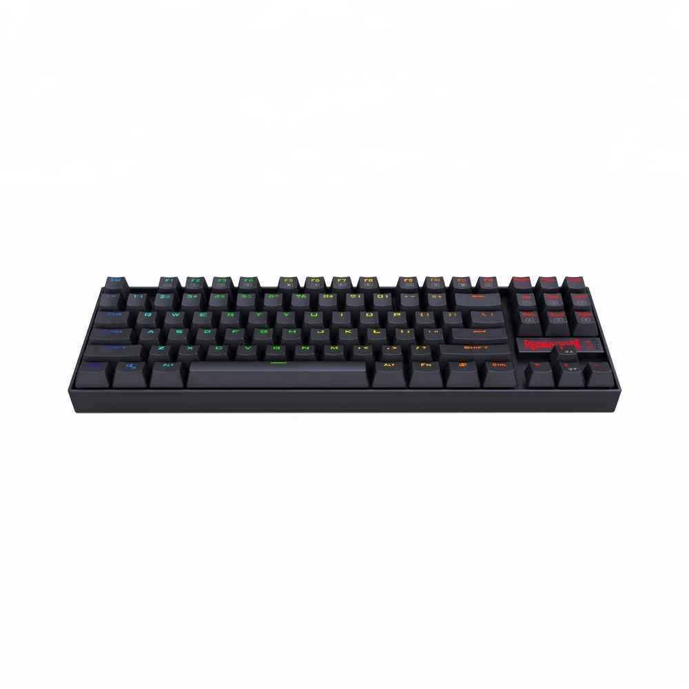 Redragon Gaming Mechanical Keyboard 87 Keys Tactile Anti Ghosting RGB Full Color LED Backlit QWERTY Layout