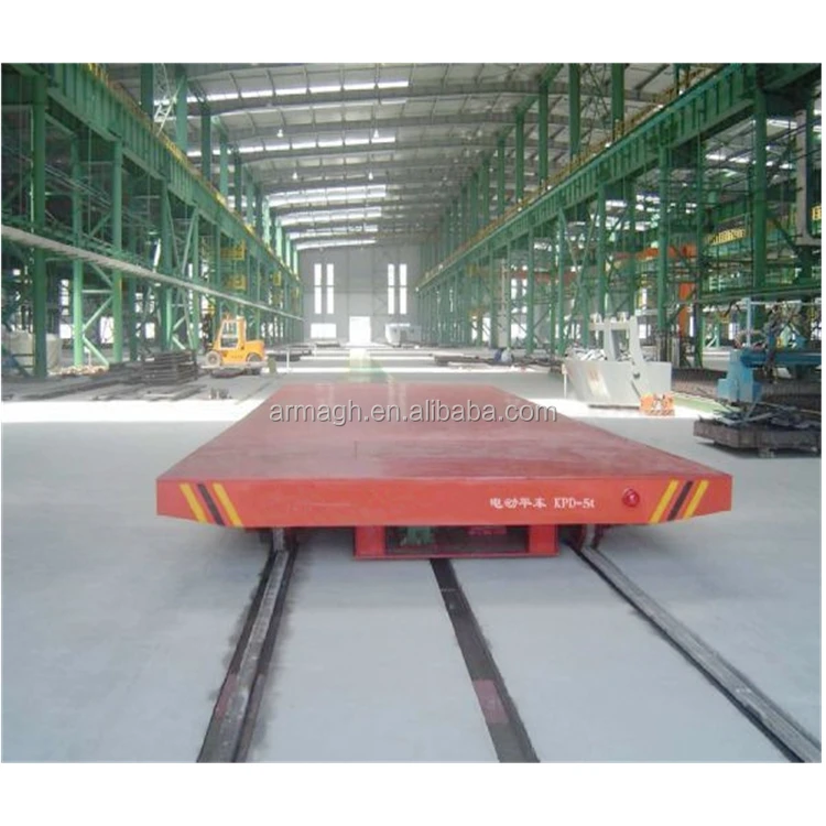 electric rail cart platform cable drum power rail coil transfer cart