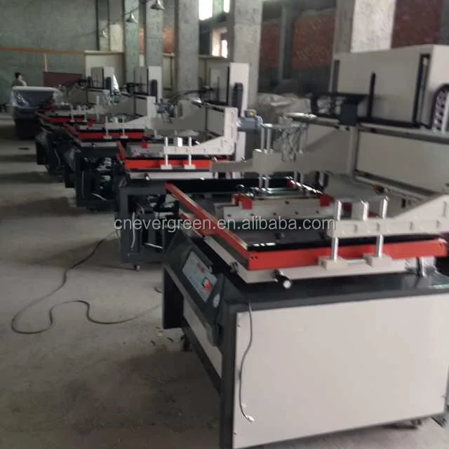 Manual screen printer for PVC, Paperboard, flyers Top quality Horizontal silk screen printing machine