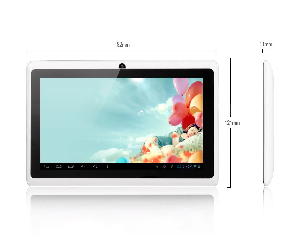 7-дюймовый 3G MTK8382 Android Tablet / Dual Core GPS Bluetooth IPS экран Бесплатные игры Скачать M768