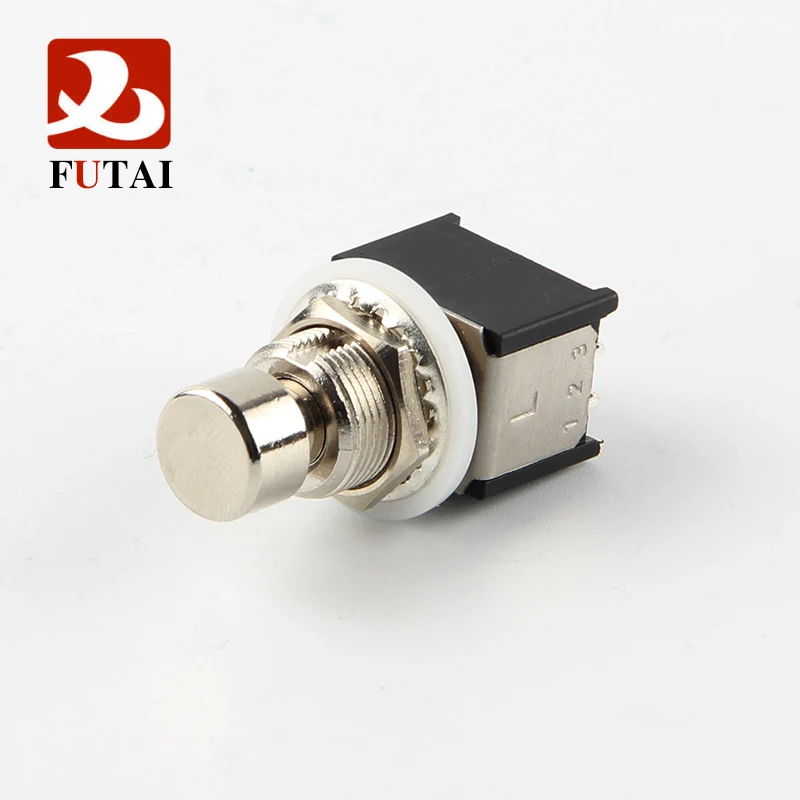 Guitar Effects 3PDT Pushbutton 250VAC Pedal Footswitch ON-ON Switch