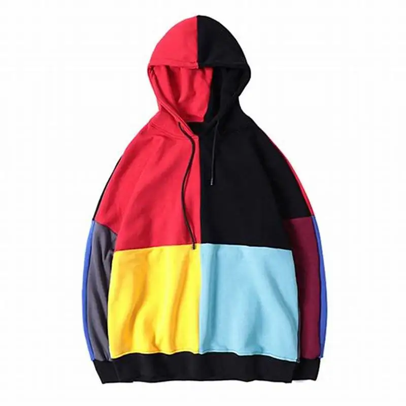New Hoodies Men Vintage Color Streetwear Hip Hop 2018 Autumn Male Fashion Casual Hoodie Sweatshirts