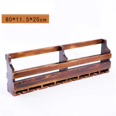
The Original Wooden Wine Rack Handmade Reclaimed, Wall Mounted Glass Holder & Shelf 